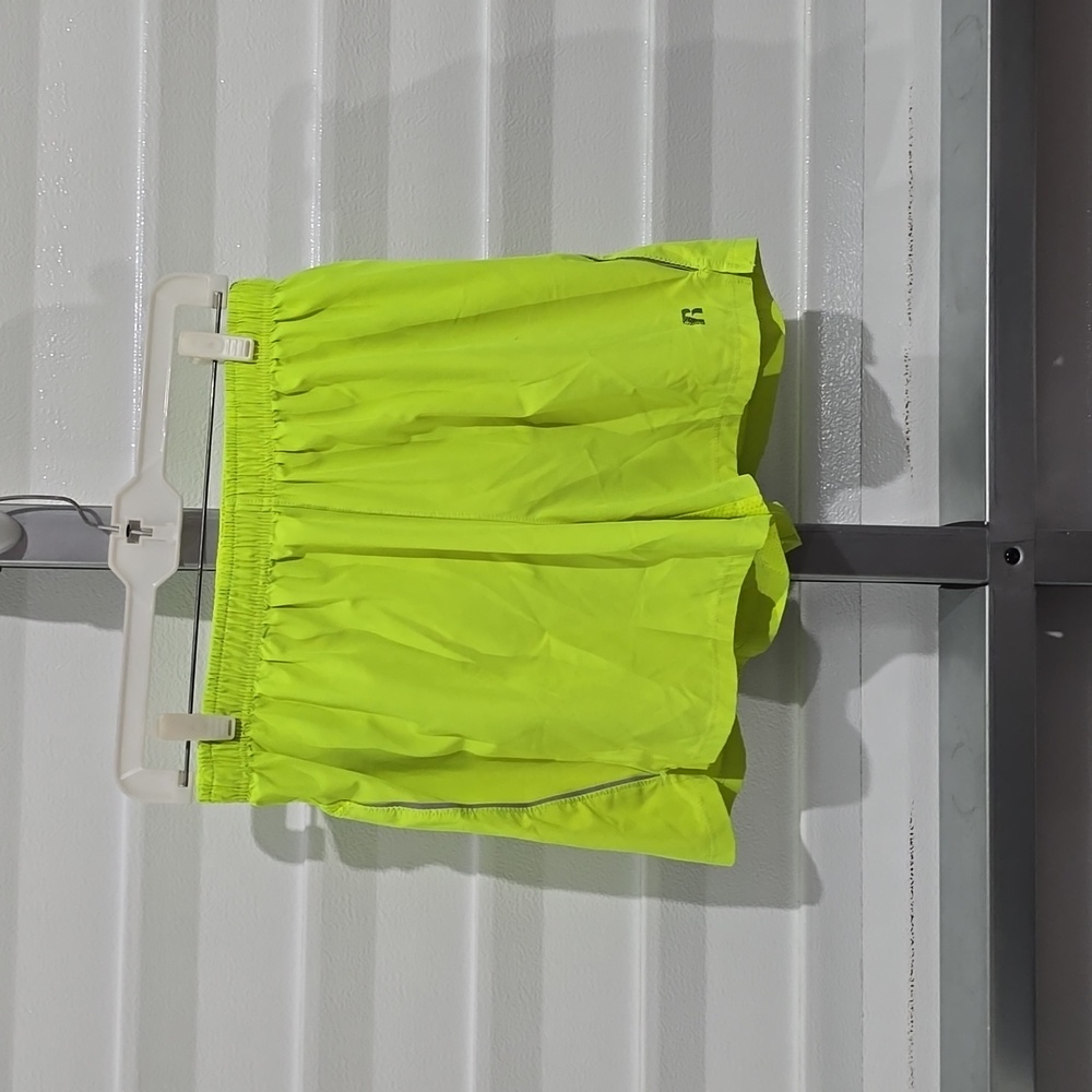 Russell Running Shorts yellow green size Medium